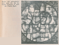 851181 Afbeelding van een gebrandschilderd raam gemaakt door beeldend kunstenaar Charles Eyck, in het Museum voor ...